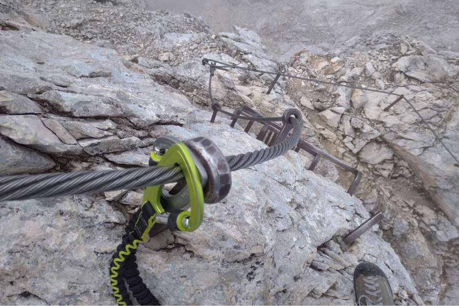 Ferrata Zugspitse, Alpy Bawarskie, Niemcy