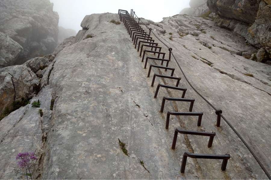 Ferrata masyw Zugspitse, Alpy Bawarskie