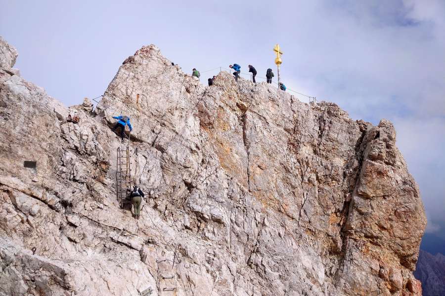 Wierzchołek Zugspitse, Alpy Bawarskie