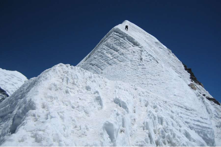 Grań szczytowa Iceland Peak, Himalaje, Nepal