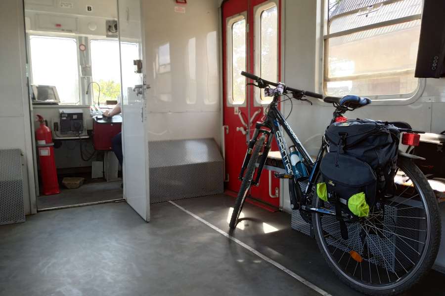 Rower w pociągu