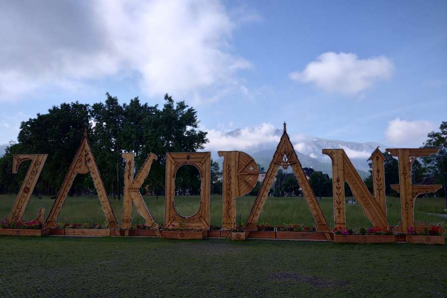 Zakopane napis na Równi